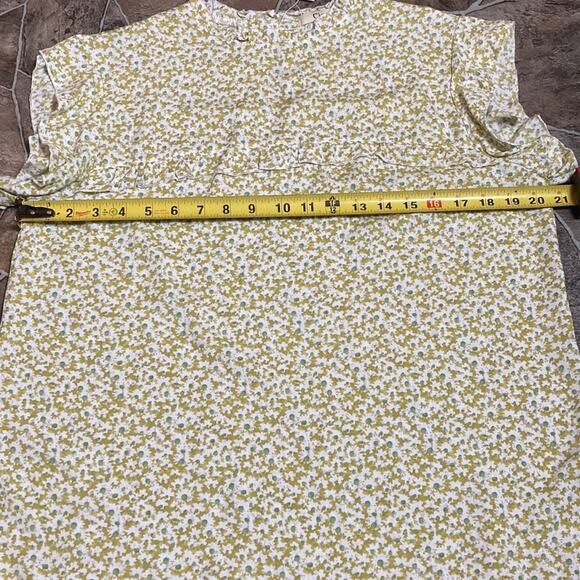 NWT Boutique Cinnie Floral Ruffle Sleeveless Top Sz Large - Picture 10 of 13